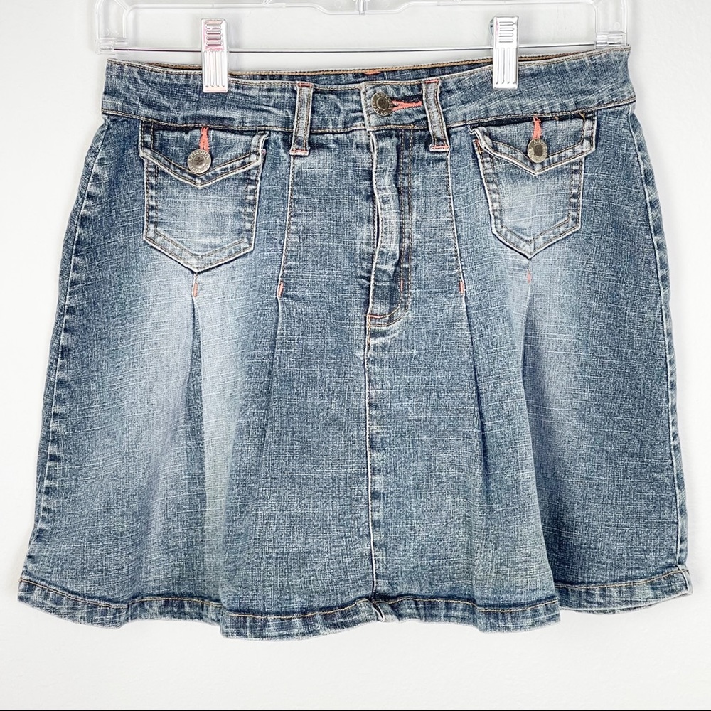Girls Arizona Jean Company blue denim skirt Size 16 Regular - Picture 1 of 5